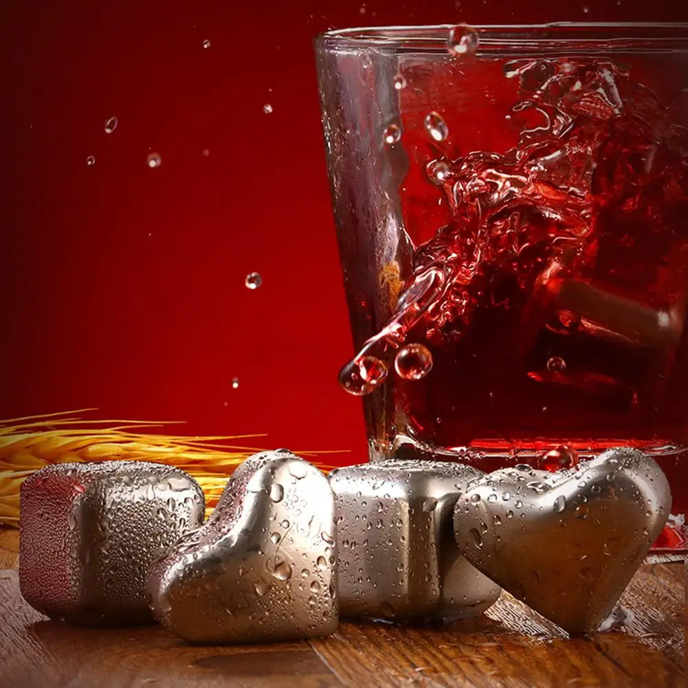 Кубики из нержавеющей стали для охлаждения виски 1 шт. | Дом и сад