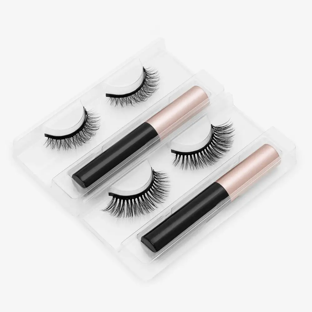 1 пара магнитных накладных ресниц ISEEN магнитные ресницы Стойкая подводка для глаз