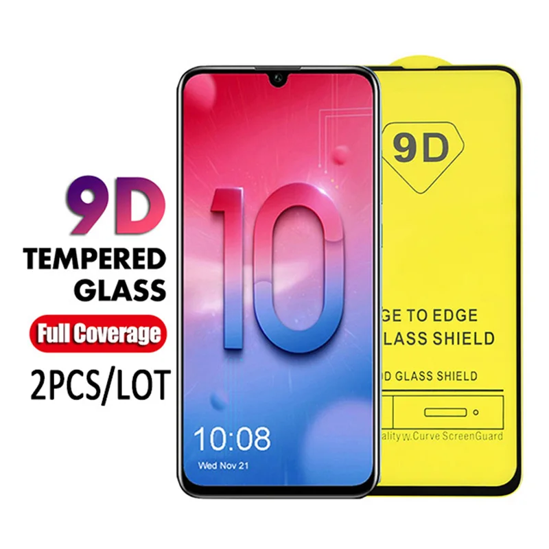 

Закаленное стекло 9d для huawei honor 10 lite 10i, 2 шт., защитная пленка для экрана honor 10 i 10 lite