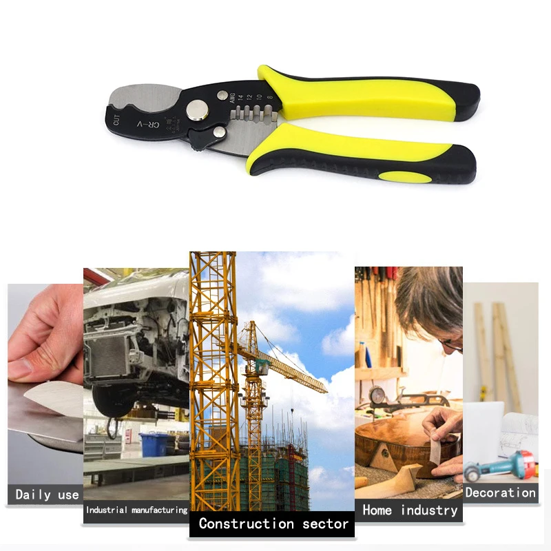 Автоматические плоскогубцы для зачистки проводов 1 шт. обжимные инструменты