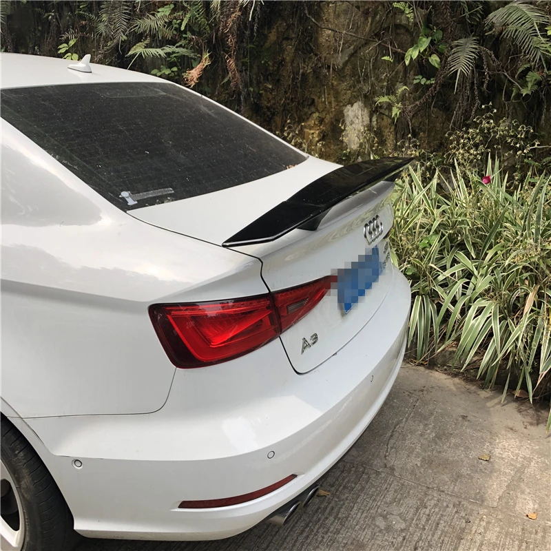 Спойлер для Audi A3 2011 2016 спойлер Автомобильный задний из материала TF и ABS заднее
