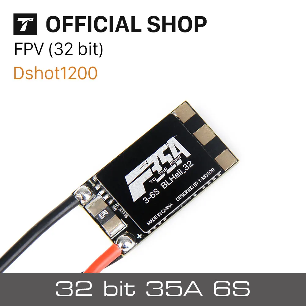 T MOTOR Newest ESC F35A 3 6S 32 битный высококачественный регулятор скорости для