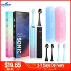 Зубная щетка Seago ультразвуковая, 5 режимов, USB-зарядка, сменные насадки