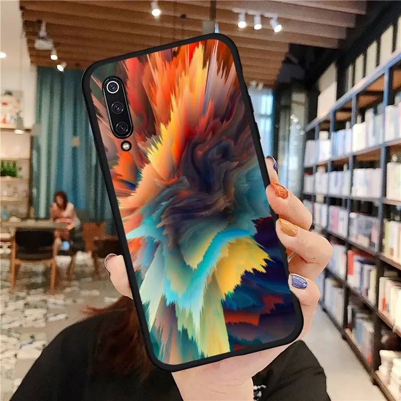 

Colorful Fashion Art Nebula Phone Case For Xiaomi Redmi 7 9t 9se k20 mi8 max3 lite 9 note 8 9s 10 pro Soft silicone