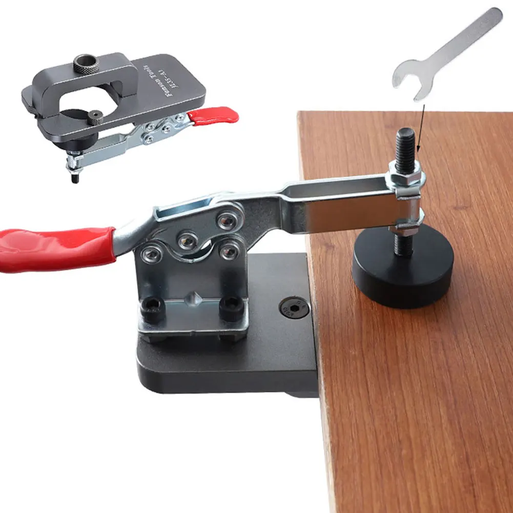 

35mm Hole Opener Drilling Guide Locator Tool For Door Cabinets Woodworking DIY Carpentry Woodworking Hole Drilling Guide Locator