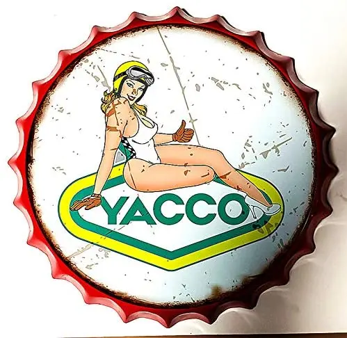 

Знак Ретро Oil Brand Logo and Race Queen колпачки для бутылок в стиле ретро металлический жестяной знак диаметр 13,8 дюйма-домашний Декор Бар табличка гос...