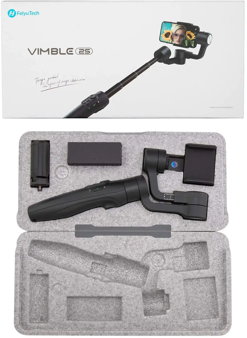 Ручной штатив-Стабилизатор FeiyuTech Vimble 2S для смартфона со стойкой 180 мм |