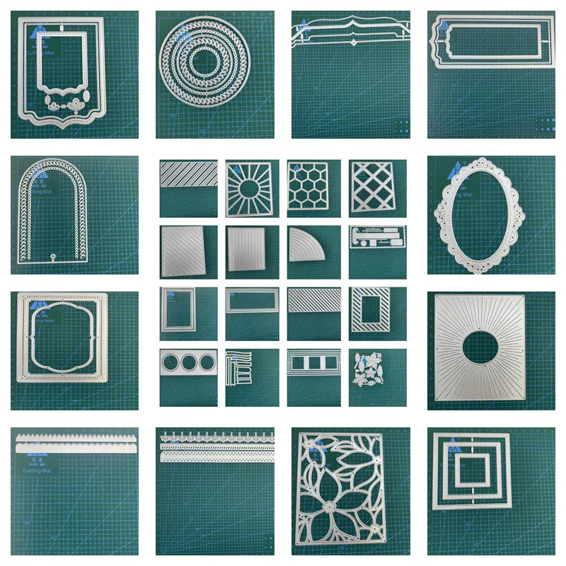 

Metal Cutting Dies For DIY Scrapbook Handmade Paper Craft Creative Dies Paper Cut Background Template No Stamps 2022 New Arrival