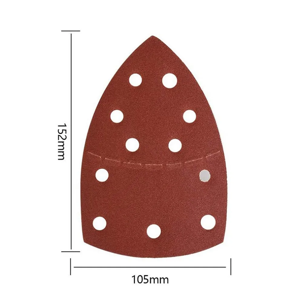 10 шт. абразивные Треугольники песок Бумага s листы оксида алюминия Мышь 40-2000 Грит