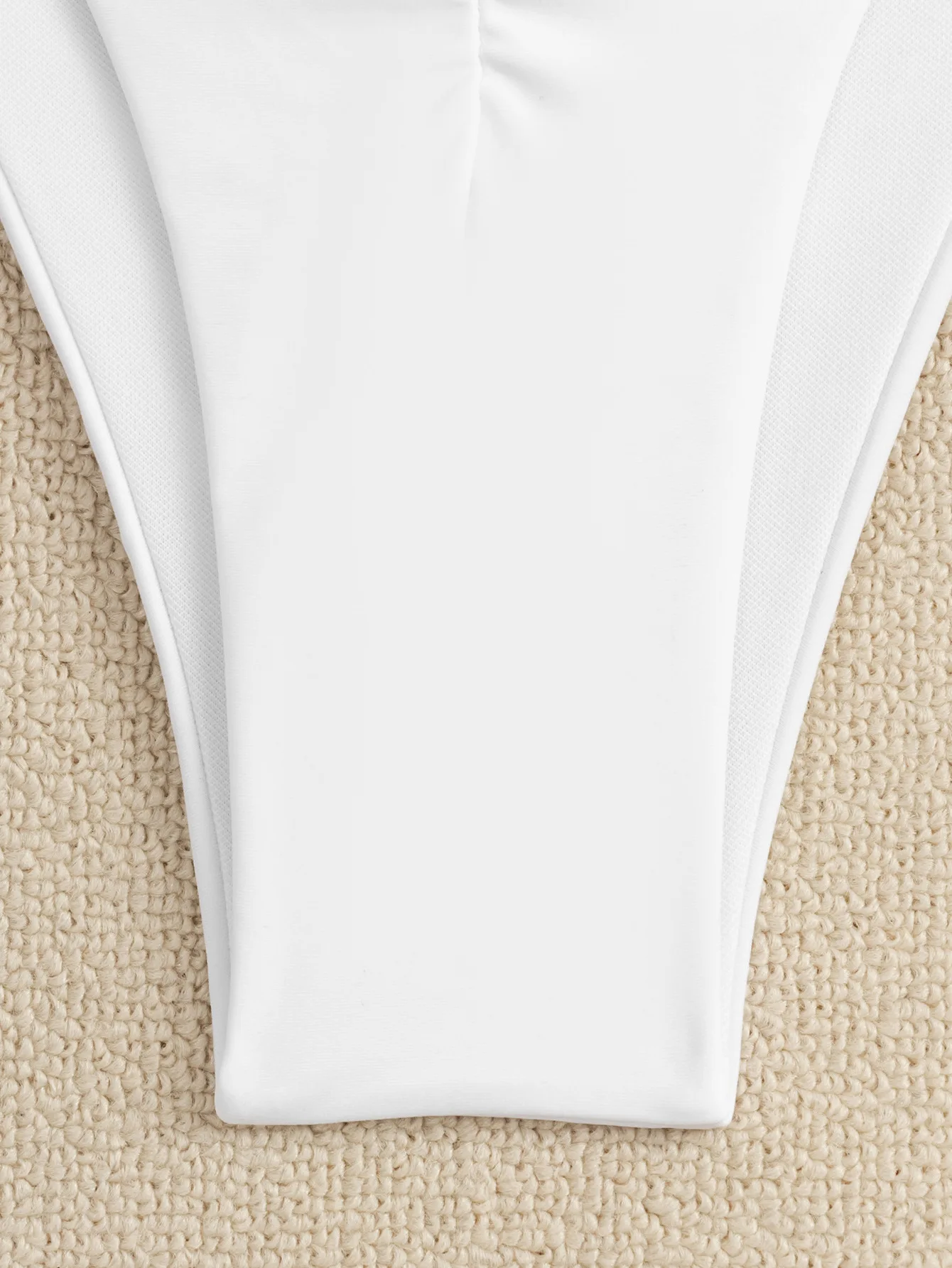 

2021 New Summer Two Piece Bikini Set Women Brazilian Swimwear Halter Backless White Swimsuit Low Waist Bathing Suits Beachwear