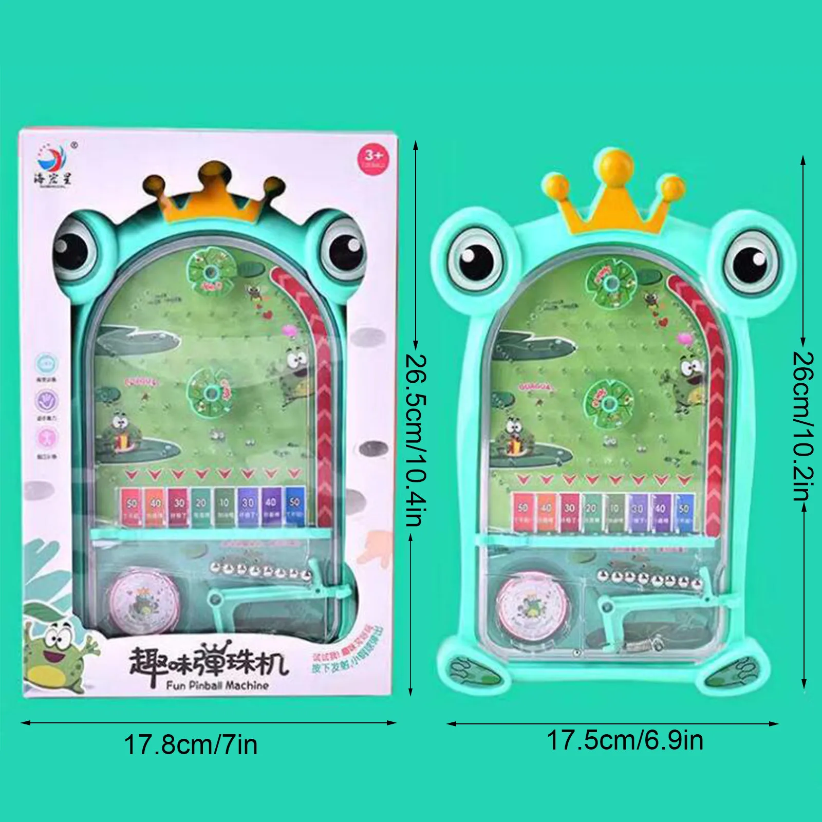 

Cute and fun two-in-one pinball machine children's educational toys cute animal pinball cute pinball machine toys 6*