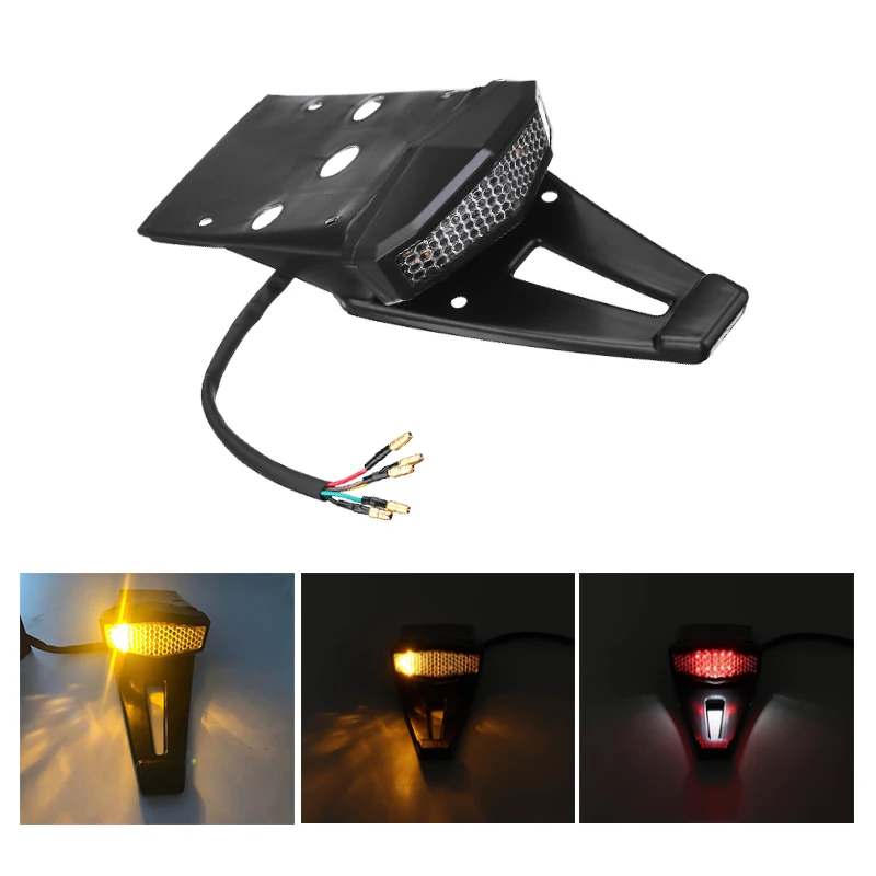 

Motorcycle ATV LED Rear Tail Brake Stop Indicator Signal Lamp Universal Turn Signal Light Enduro For Bobber Dirt Bike