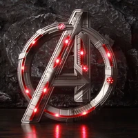 avengers usb led base display stand support suit for 6 8 zd toys marvel legends dst iron spide man thor action figure doll