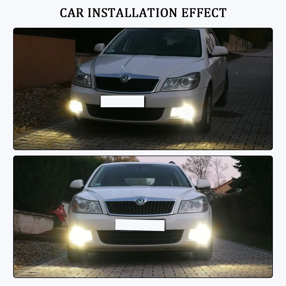 KAMMURI(2) белый Canbus 1156 P21W светодиодный светильник для Skoda Octavia Superb 2 FL A5 2009 2010 2011 2012 2013 DRL Дневной ходовой светильник