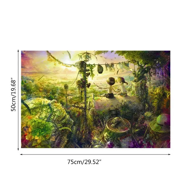 

Jigsaw Puzzles 1000 Pieces Paper Assembling Picture Landscape Puzzles Toys For Adults Children Kids Games Educational-Sunset