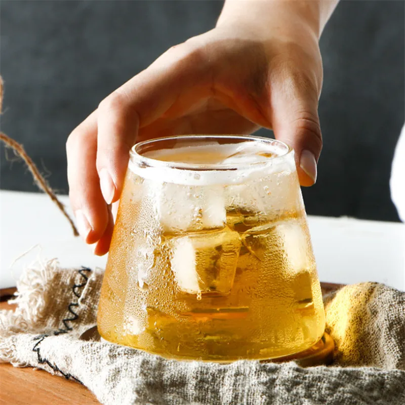 Креативный дизайн гор термостойкий прозрачный бокал для вина чашка воды