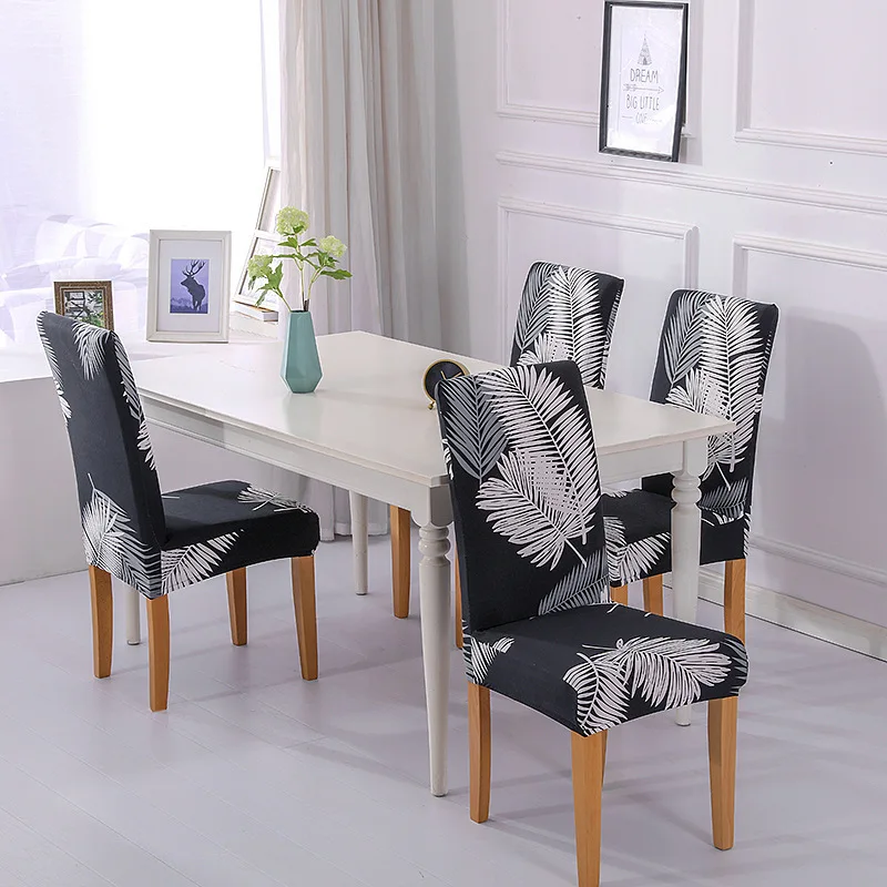 

Wingback Chair Cover Fashion Printing Removable Universal Size Chair Cover Stretch Cushion Covers Stoelhoezen Eetkamer