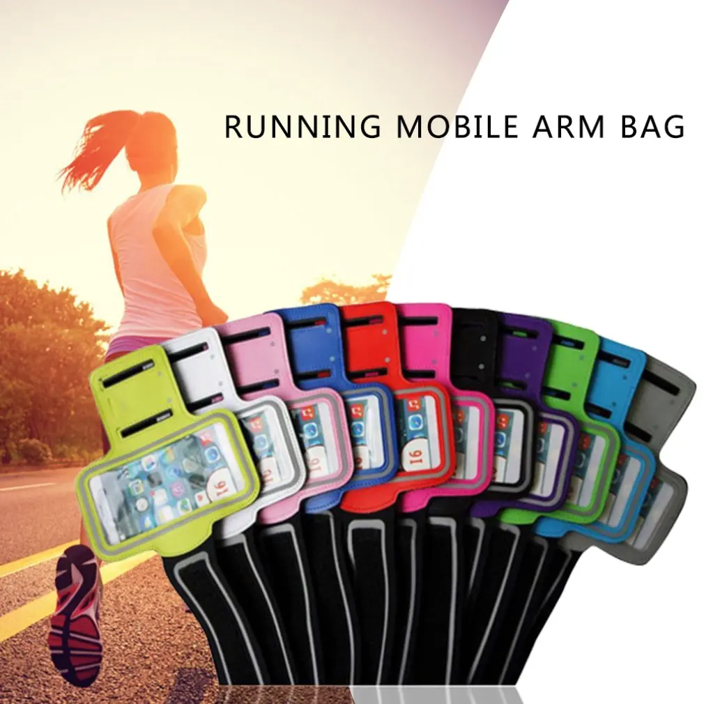 

Universal Outdoor Sports Phone Holder Armband Case for Samsung Gym Running Phone Bag Arm Band Case for iPhone 11 xs max 6.5 inch