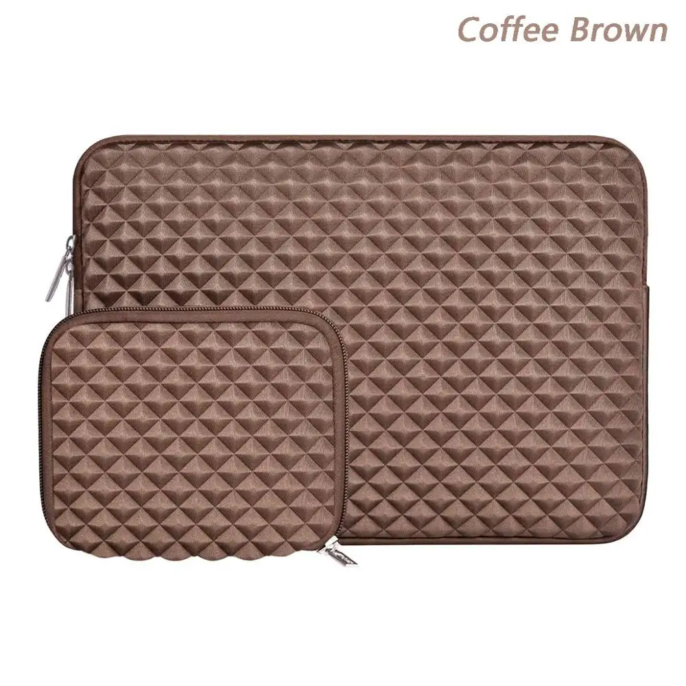 Coffee Brown Color Сумка для ноутбука MOSISO 11, 12, 13,3, 14, 15, 15,6 дюймов, сумка для ноутбука, чехол для Macbook Air 13, Pro 13, 15, чехол для ноутбука с сенсорной панелью, сумка - Цвет: Coffee Brown Color