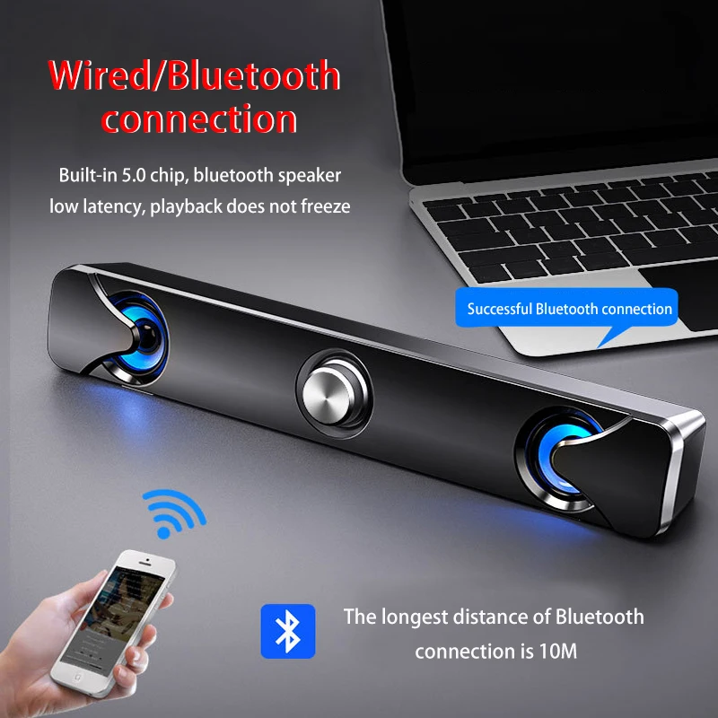 Светодиодный ная Bluetooth-Колонка для домашнего кинотеатра Саундбар телевизора
