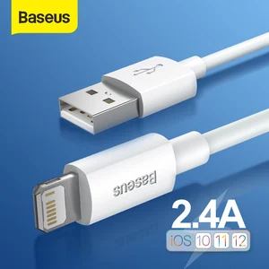 Кабель Baseus usb-c, для iPhone 7, 6, Samsung S10, S9, Huawei, Xiaomi, быстрая зарядка QC 3,0