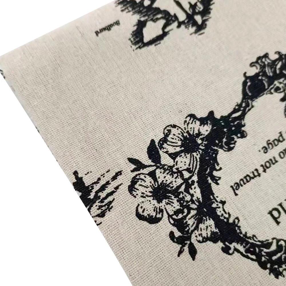 

Map Printed Linen Cotton Fabric DIY Sewing Quilting Cotton Linen Canvas Fabric Textile Decorate Material Tablecloth
