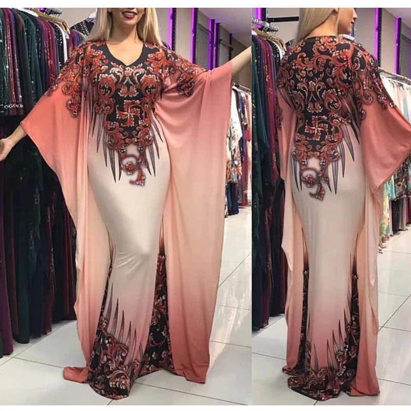 MD Африканский принт платья для женщин плюс размер Этническая Анкара Платье Южная