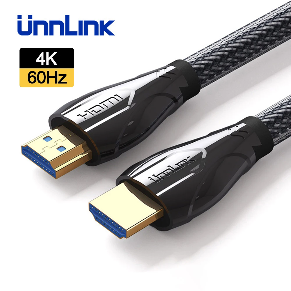Кабель Unnlink HDMI совместимый с Xiaomi Mi Box UHD 4K 60 Гц HDR 2 0 кабель HDCP2.2 для сплиттера PS4 ТВ