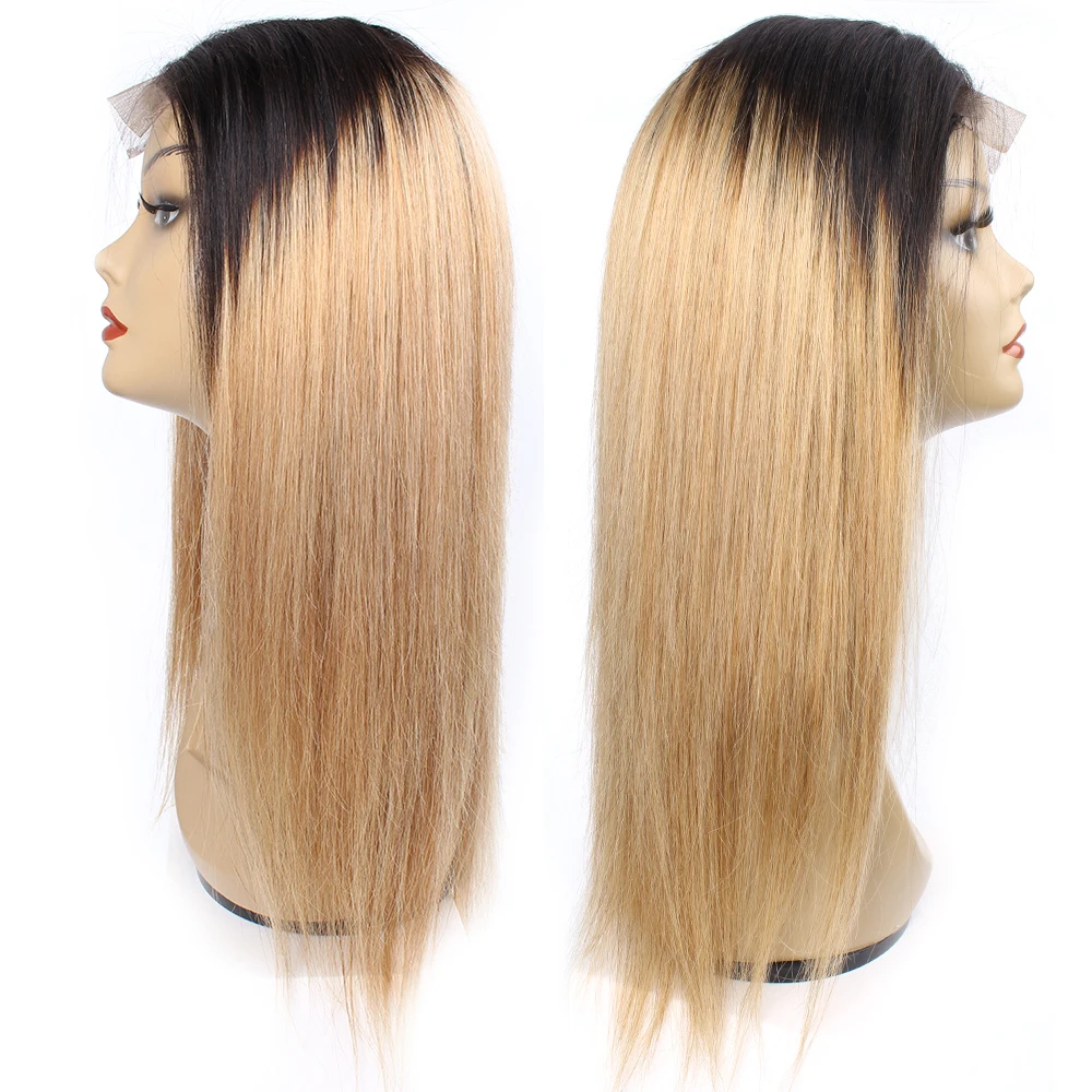 Парик с кружевной застежкой 4x4 качественный парик из человеческих волос Remy