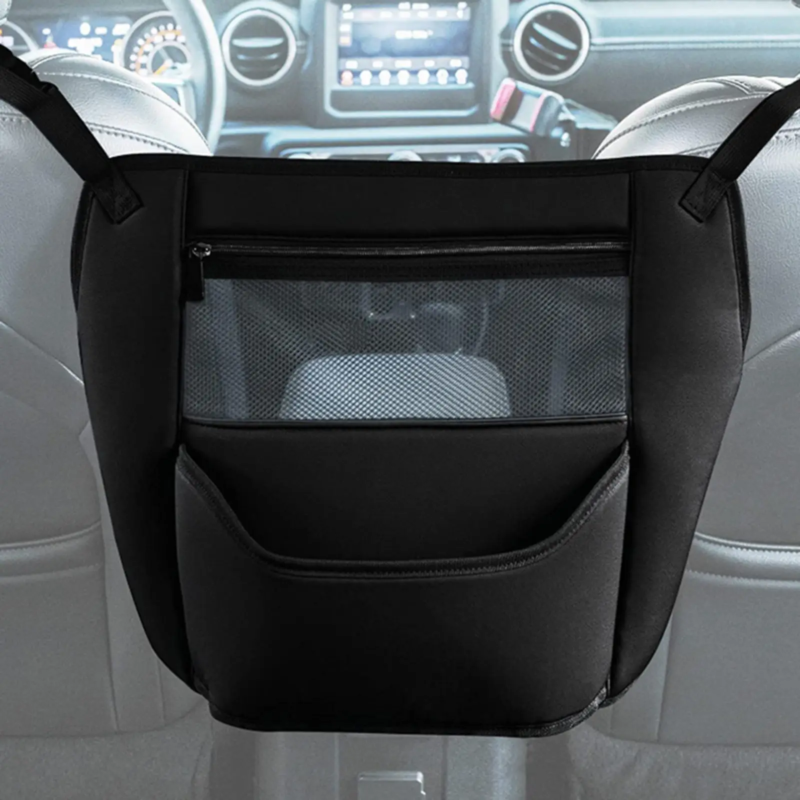 

Сумка для хранения с задним сиденьем, барьер для собак или детей, держатель для еды и напитков