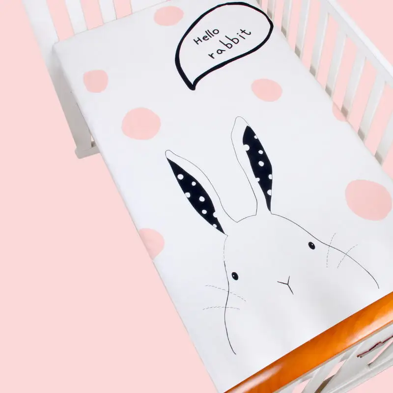 Простыня для детской кровати sabanas para cuna de Baby cute покрывало матраса чистый хлопок