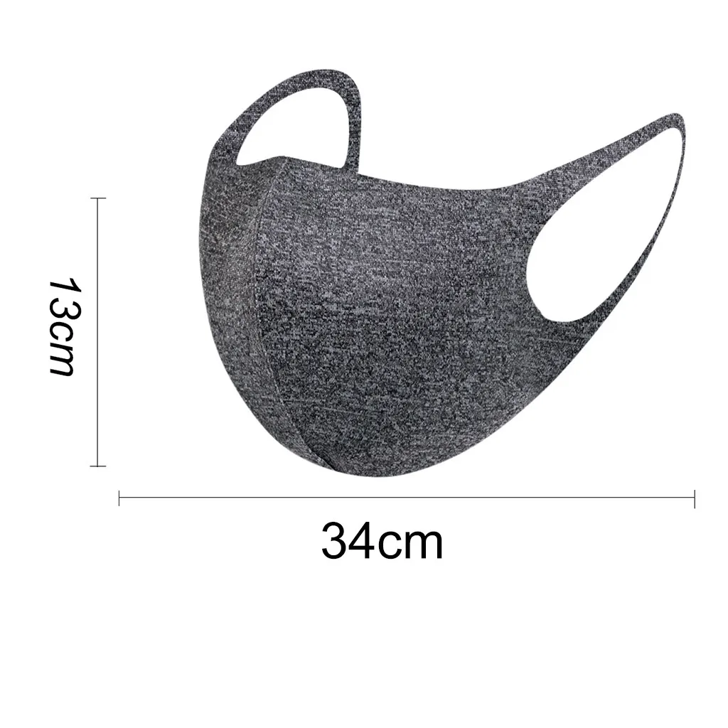 

1PC Adult Mouth Mask Washable Reusable Breathable Dustproof Protective Face Cover Outdoor Face Mouth Mask Style mascarillas