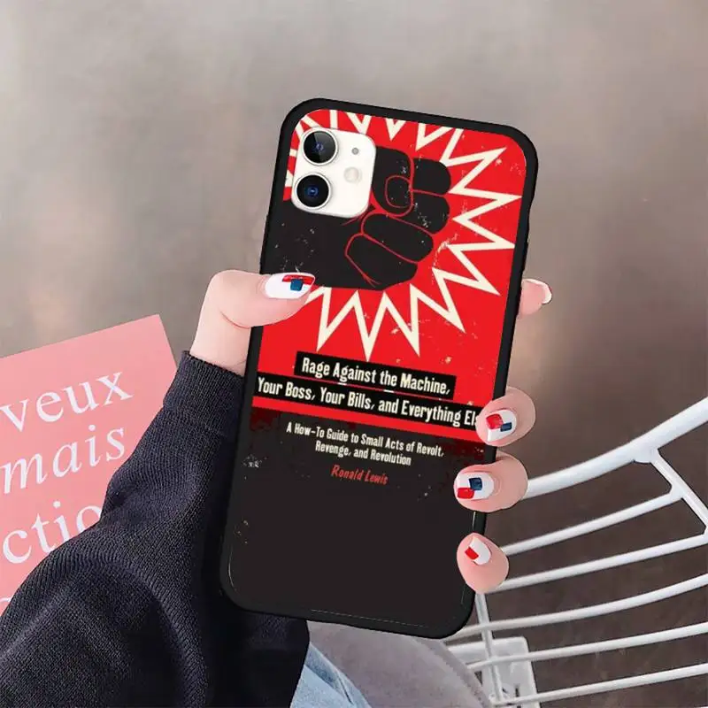 

Rage Against The Machine Phone Case for iPhone 11 12 pro XS MAX 8 7 6 6S Plus X 5S SE 2020 XR