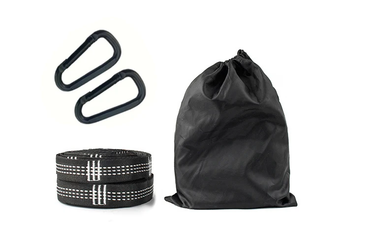 

2Pcs 300cm Hammock strap Outdoor camping Hammock Swing Straps rope high strength load-bearing strap hammock rope