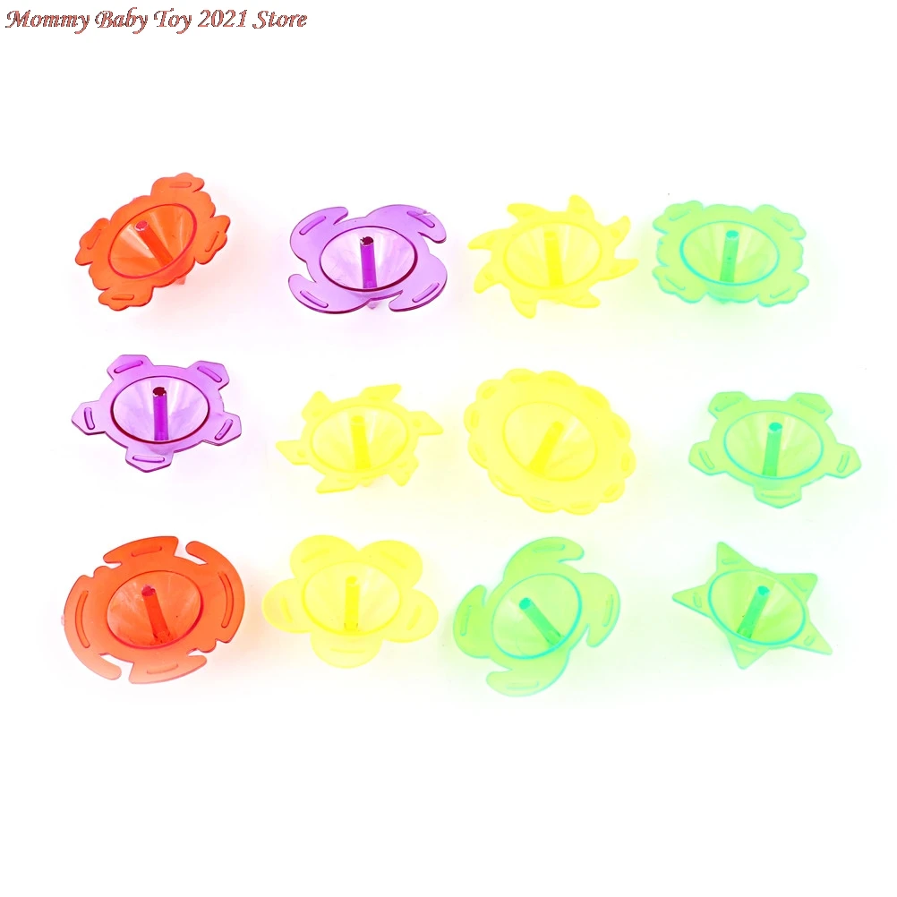 

1Pcs Multi Styles Hand Spiner Gyro Toys Plastic Mini Top Spinning Kindergarten Single Fidget Spinner Random