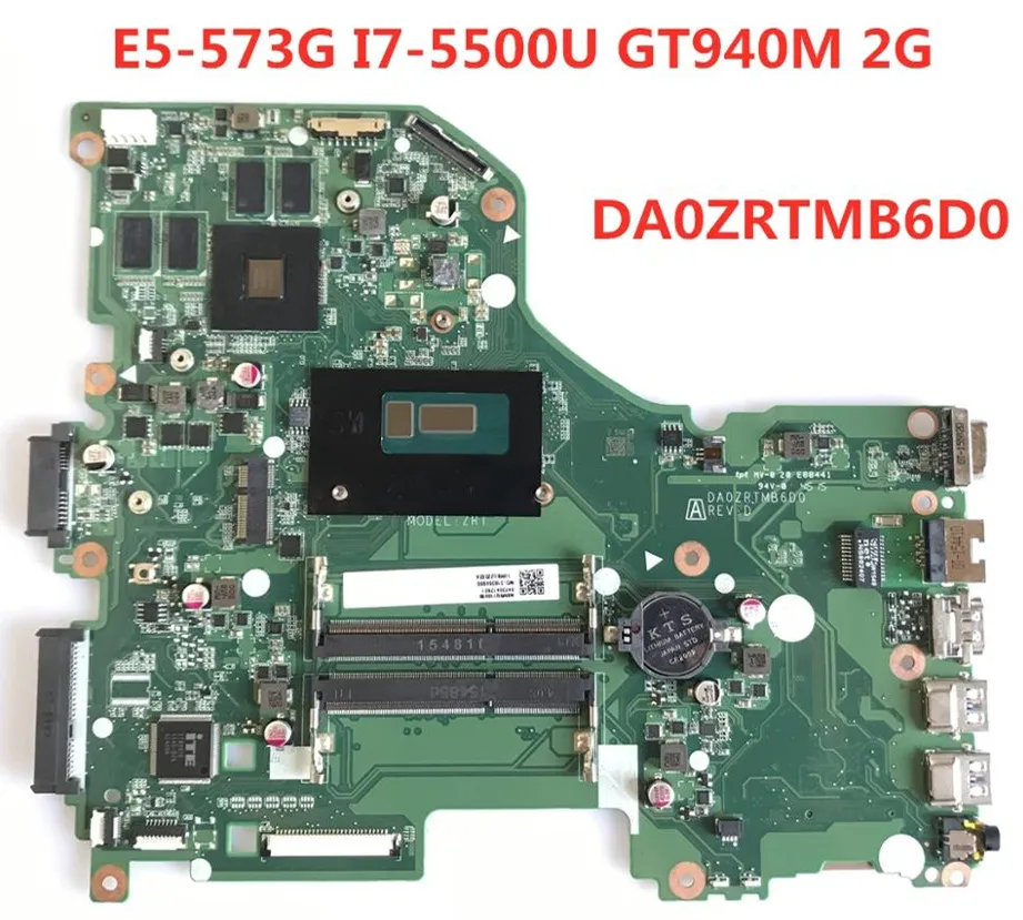 Материнская плата для Acer Aspire E5-573G E5-573 GT920M/GT940M Test work DA0ZRTMB6D0 | Компьютеры и офис