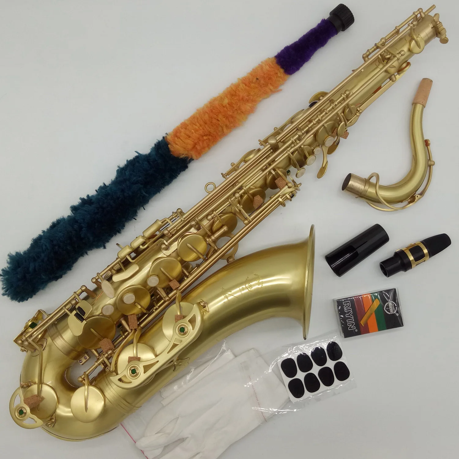 Тенор-саксофон бренда MFC артикул 54 имитация античной меди B-flat Tenor Sax R54 бронзовый