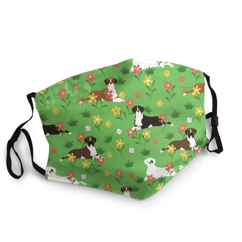 

Маска-Боксер унисекс, Пылезащитная, с рисунком животных, защитный респиратор