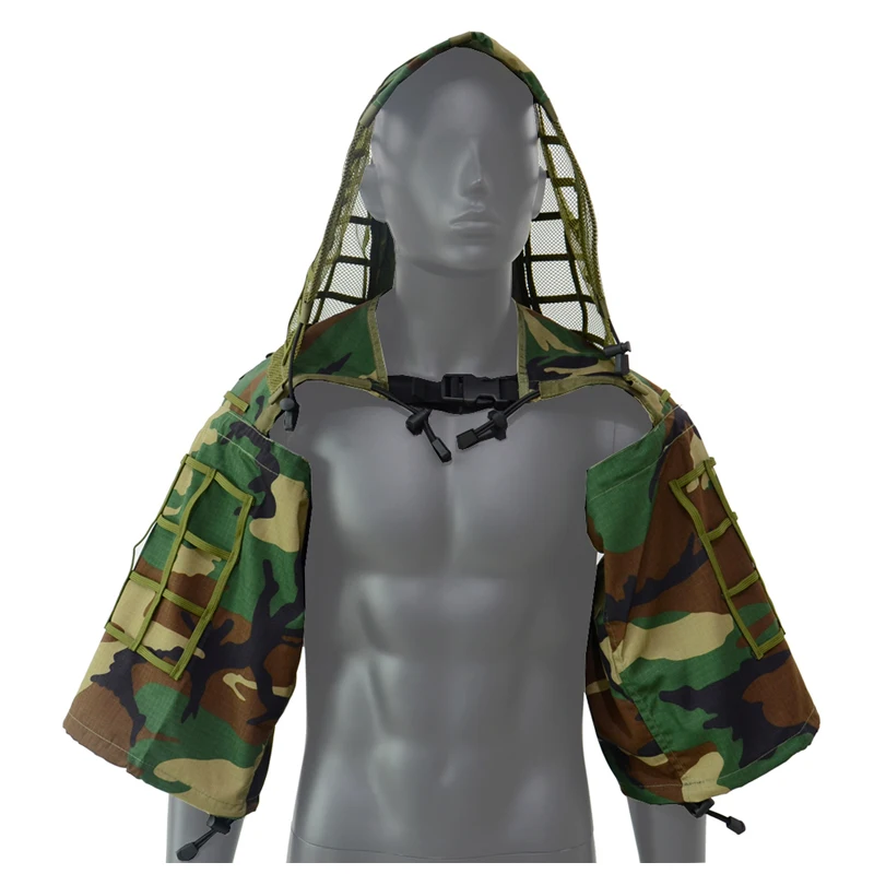 Военный снайпер Снайпер страйкбол капот Боевая основа камуфляжный костюм |
