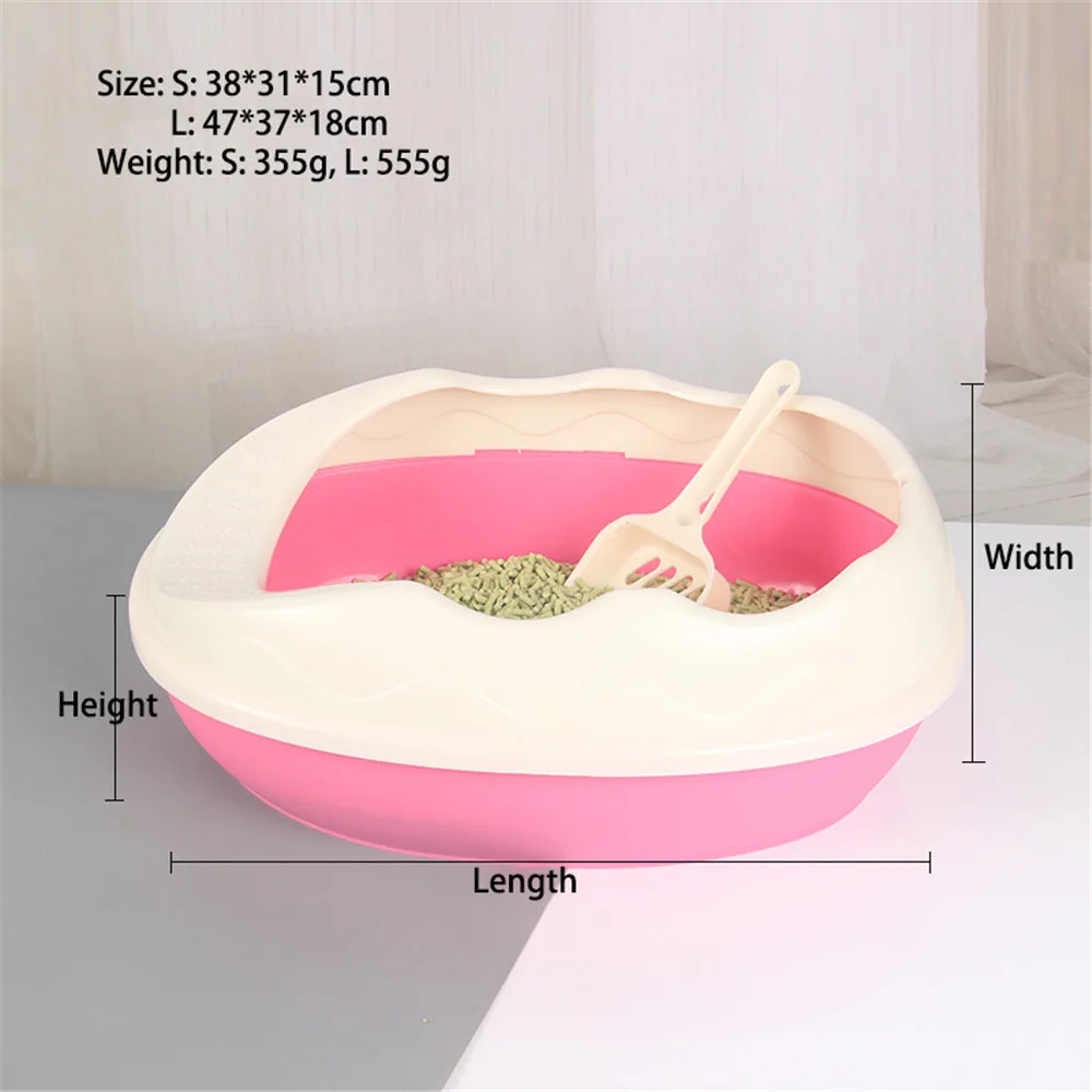 Фабрика прямой ящик для мусора полузакрытый кошачий Туалет большой кот горшок