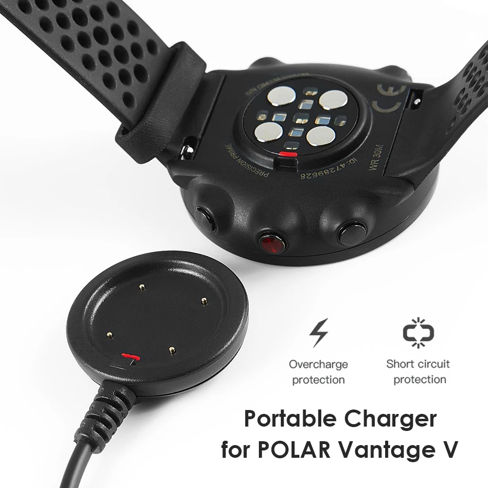 Замена зарядного USB кабеля для Polar Vantage V / M Магнитная док станция 100 см зарядное