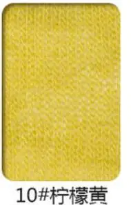 10 yellow KA0105 вискозная вязаная шерстяная ткань, тонкая трикотажная ткань для шитья кардигана и шарфа на весну и осень, 50x150 см/штука - Цвет: 10 yellow