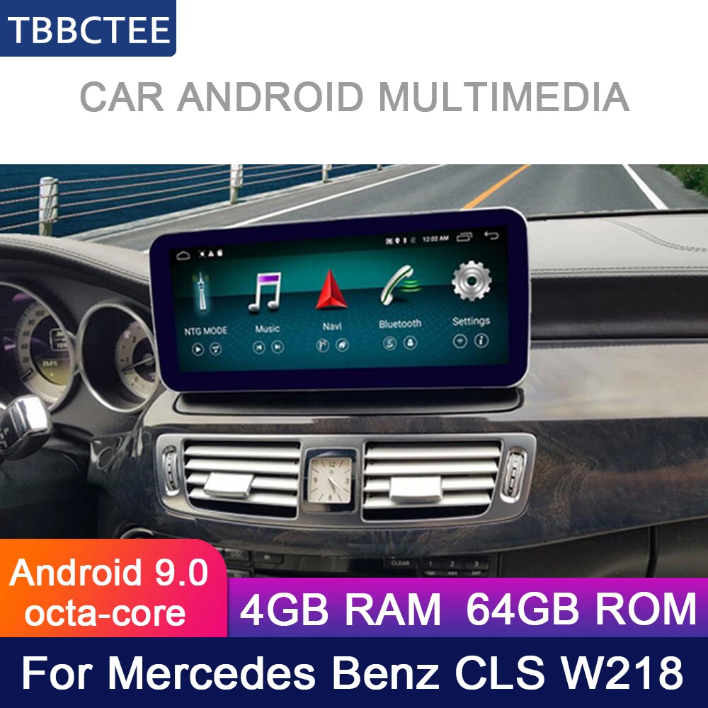 Автомобильный мультимедийный плеер экран 10 25 дюйма 4 Гб + 64 ГБ Android для Mercedes Benz MB CLS