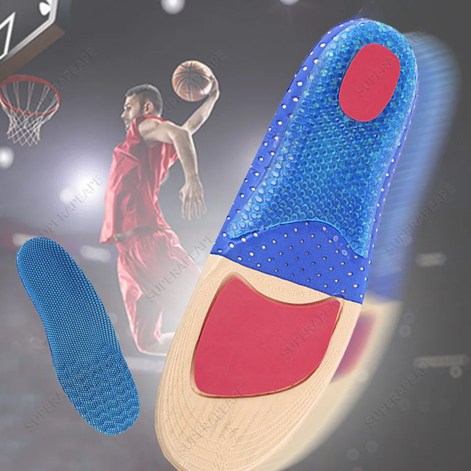 Orthopedic insoles for flat foot orthopedic arch support man and women shoe insoles shock absorption insoles