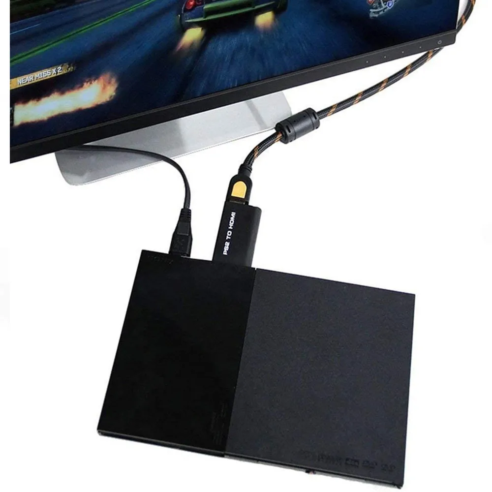 Адаптер-преобразователь для аудио и видео HDV-G300 PS2 в HDMI-совместимый/480p/576i с