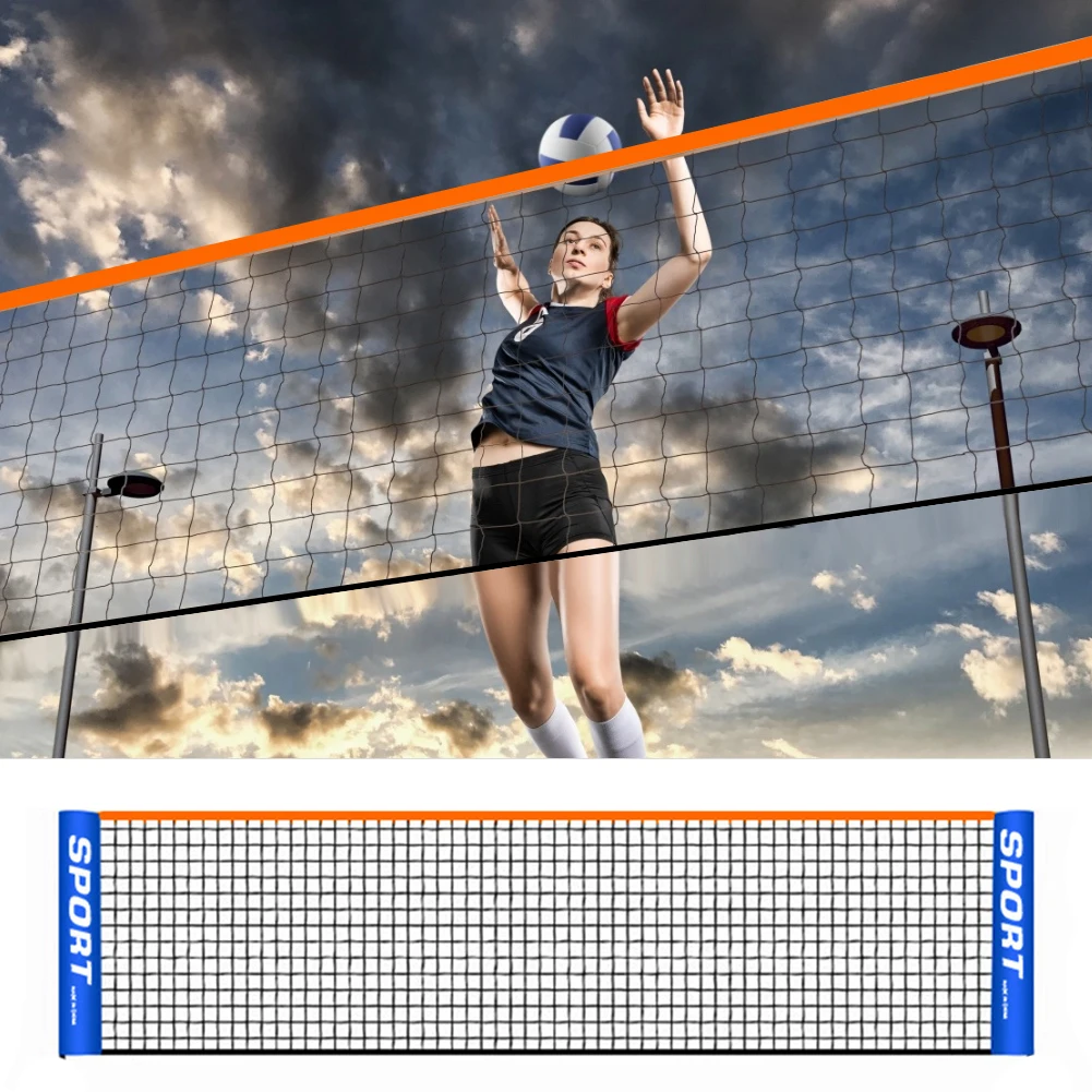 

Portable Badminton Net Easy Setup Volleyball Net for Tennis Pick leball Training Indoor Outdoor Sports Badminto Tennis Net Mesh