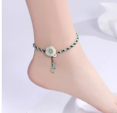 

Ethnic style anklet women's original woven anklet temperament anklet