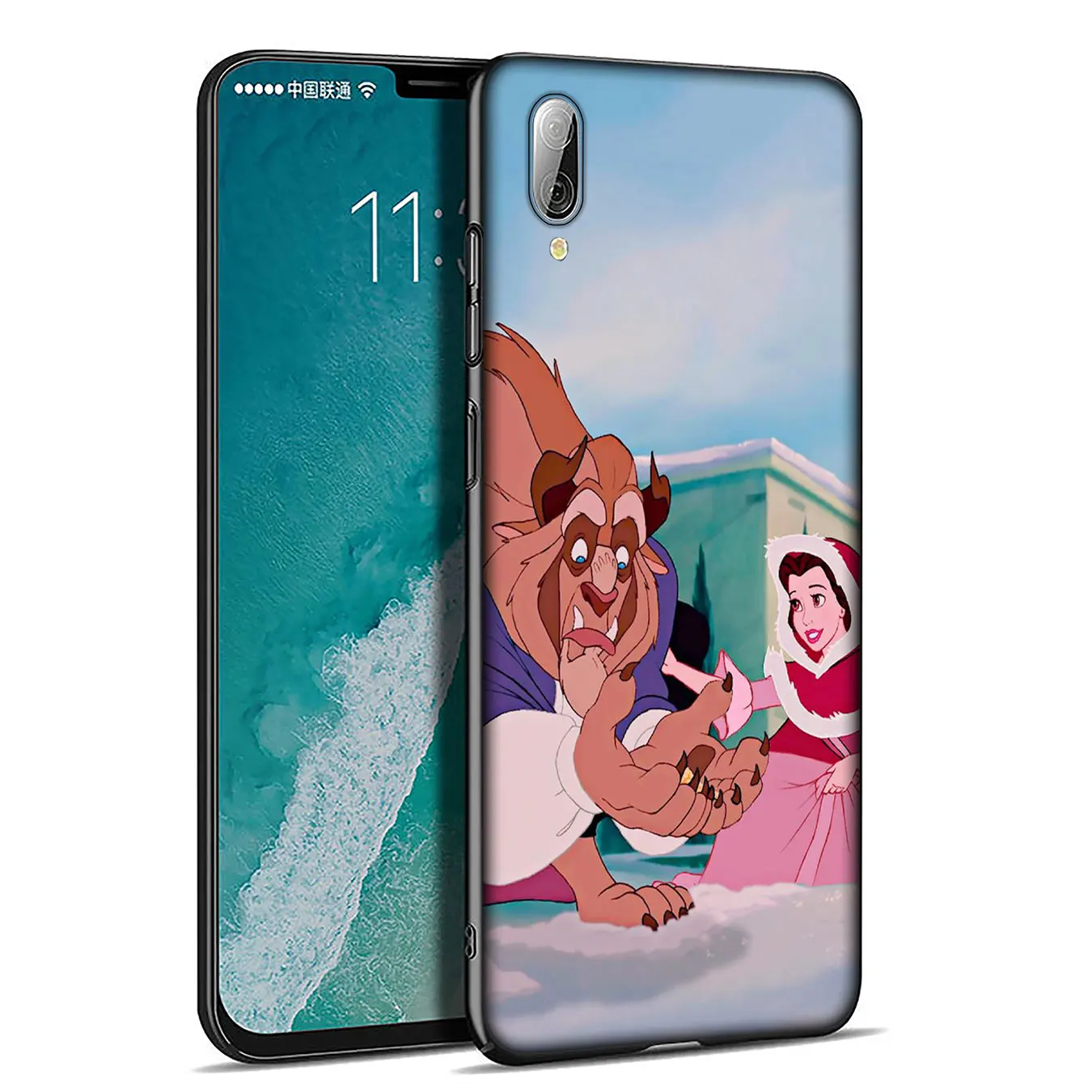Мягкий силиконовый чехол с рисунком красавицы и зверя для телефона Xiaomi Redmi Note 8 8T 8A