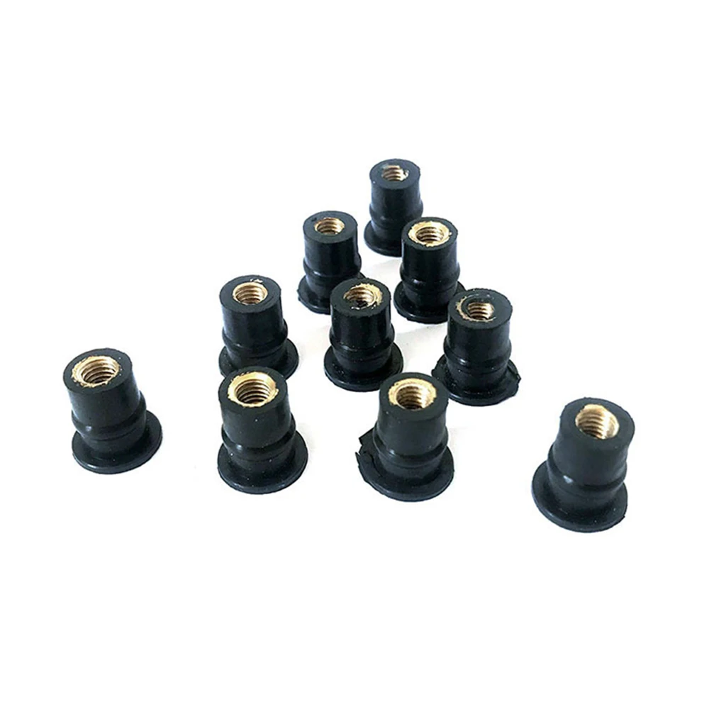 M5x0.8mm Мотоцикл лобового стекла автомобиля резиновые хорошо фиксированные гайки болты для мотоцикла Запчасти крылья бамперы автомобильные аксессуары авто Запчасти