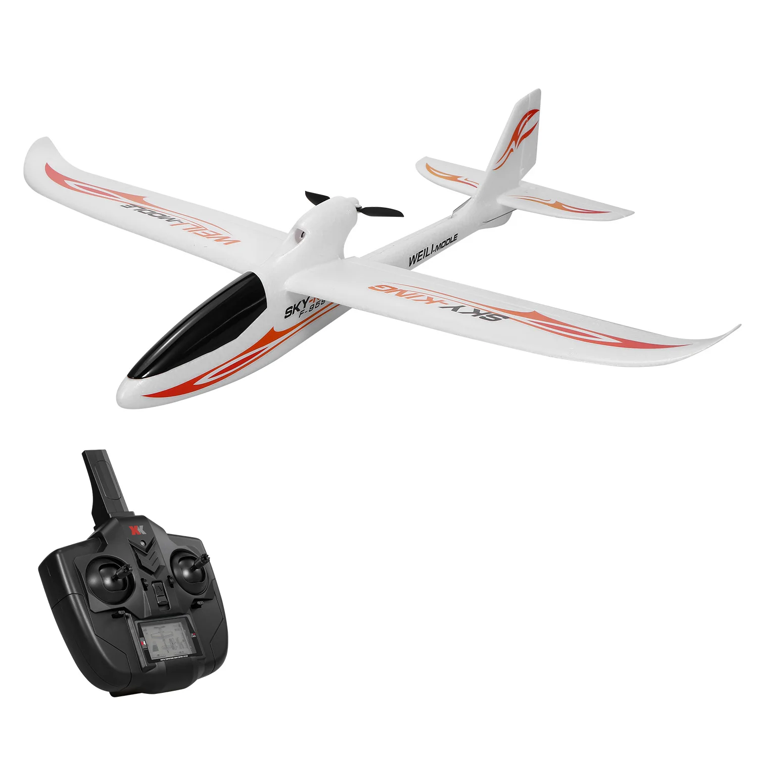

WLtoys F959S RC самолет с неподвижным крылом SKY-King 2,4G 3-канальный 6-осевой гироскоп с дистанционным управлением летательный планер RTF самолёт игрушк...